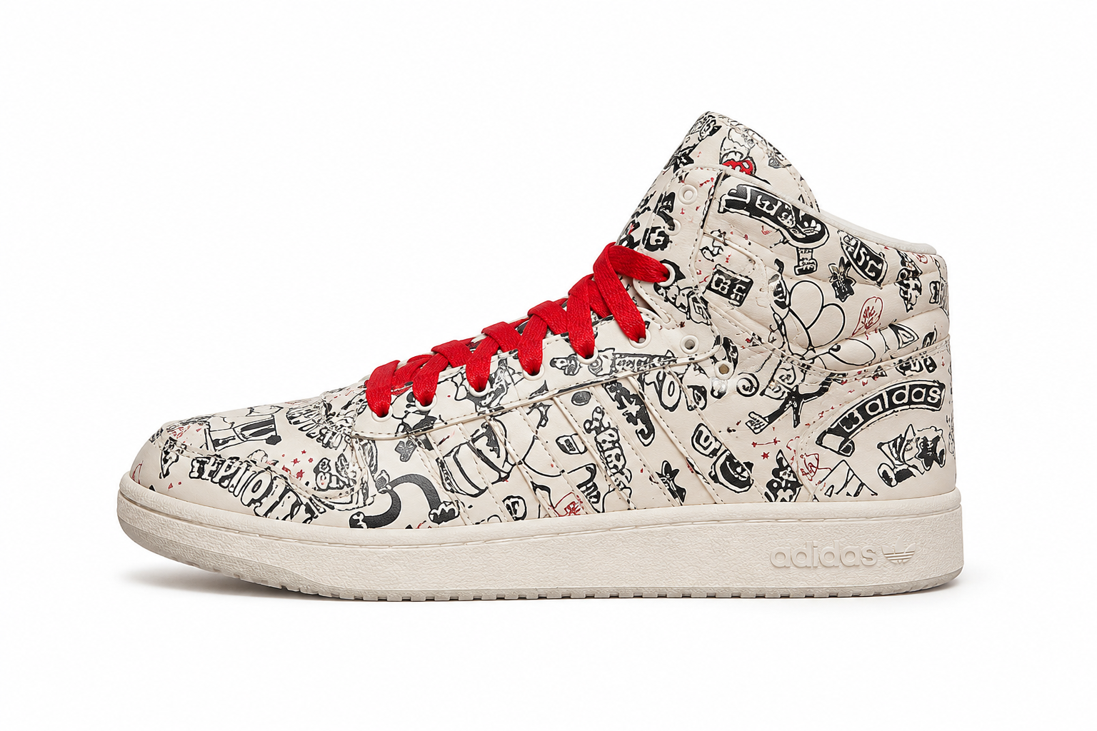 Adidas Forum Mid “Graffiti” White/Black/Red