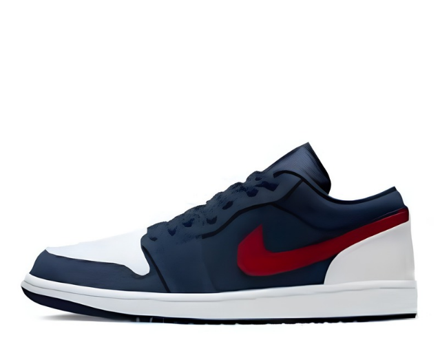Air Jordan 1 Low-inspired silhouette